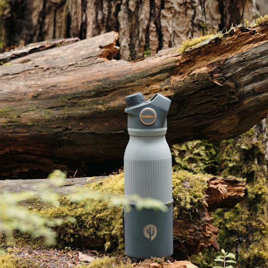 OASSAY FlexFlow Pro Water Filter Cup（Titanium） - Advanced Portable Filtration for Outdoor & Travel